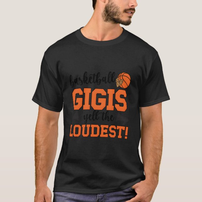 Basketball Gigi Grandma Gigi Of A Basketball Playe T-Shirt (Vorderseite)