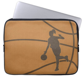 Basketball-Girl-Laptop-Sieb Laptopschutzhülle