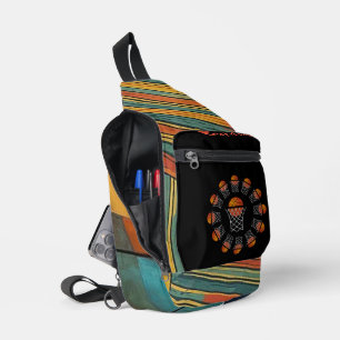 "Basketball Girl" Moderne Print Small Sling Bag