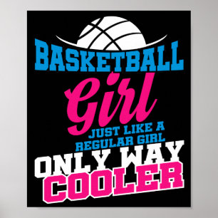 Basketball Girl Player Frauen Trainer Rarität Poster