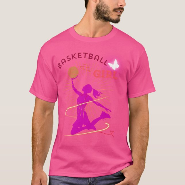 Basketball Girl T-Shirt (Vorderseite)
