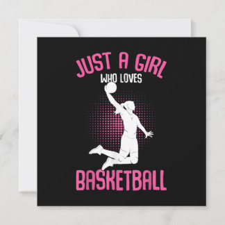 Basketball Girl Women Einladung