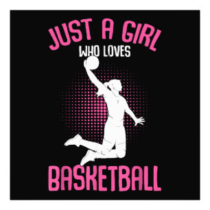 Basketball Girl Women Fotodruck