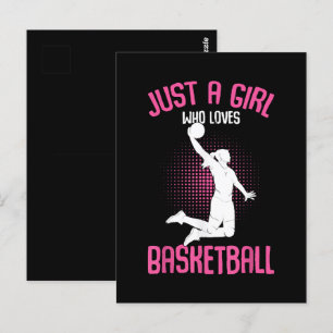 Basketball Girl Women Postkarte