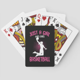 Basketball Girl Women Spielkarten