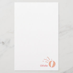 Basketball Girls Individuelle Name Geschenk Person Briefpapier