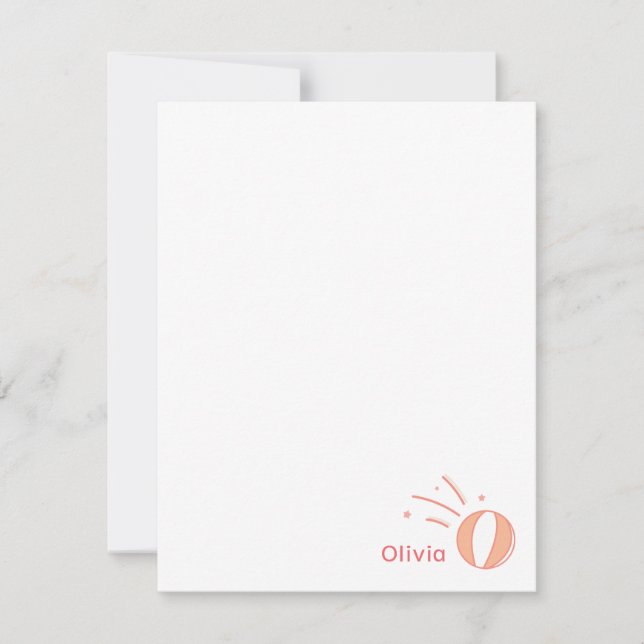 Basketball Girls Individuelle Name Geschenk Person Mitteilungskarte (Vorderseite)