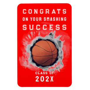 Basketball Glückwunsch Magnet