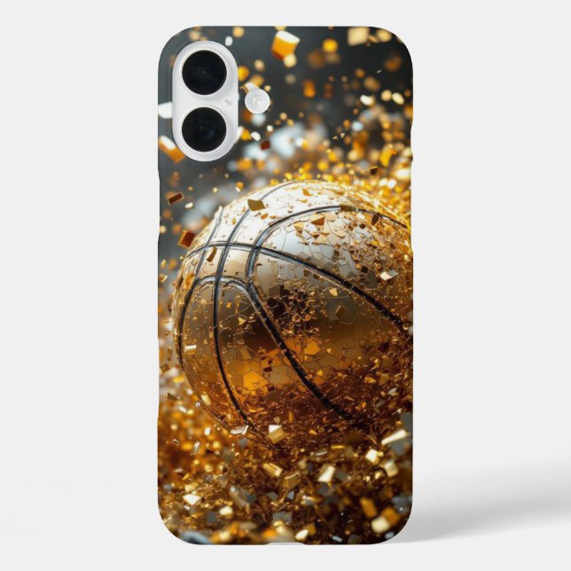 Basketball Golden Hoops Case-Mate iPhone Hülle (Rückseite)