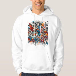 Basketball Graffiti Art Hoodie - Kühne Sportswear