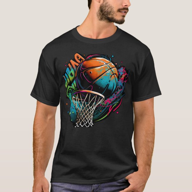 Basketball Graffiti T-Shirt (Vorderseite)