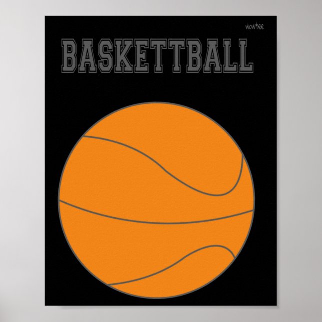 Basketball Grafik #1 Poster (Vorne)