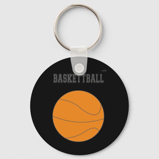 Basketball Grafik #1 Schlüsselanhänger (Vorderseite)
