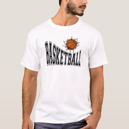 Basketball-Grafikt-Shirt mit aufprallendem Ball De T-Shirt