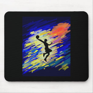 Basketball Graphic Mousepad