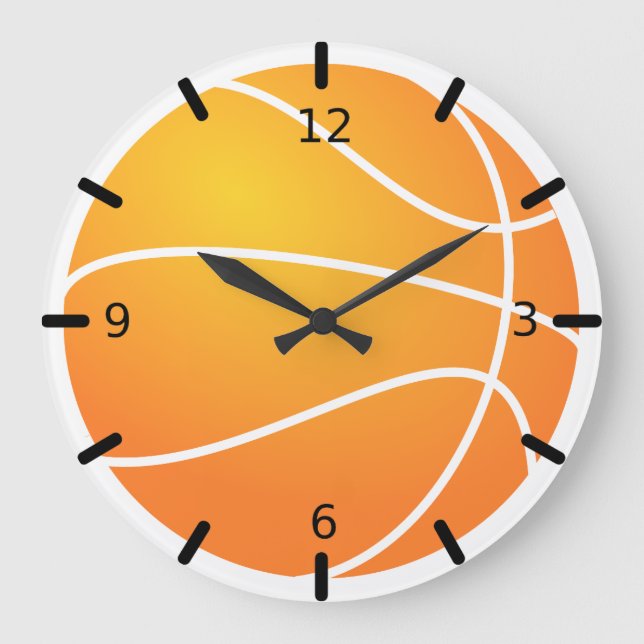 Basketball Große Uhr (Vorderseite)