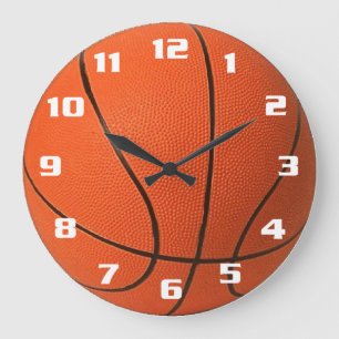 Basketball Große Wanduhr