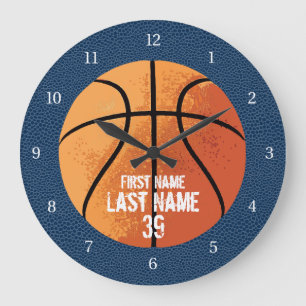 Basketball Große Wanduhr
