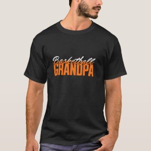 Basketball Großvater Sportschuhdesign T-Shirt