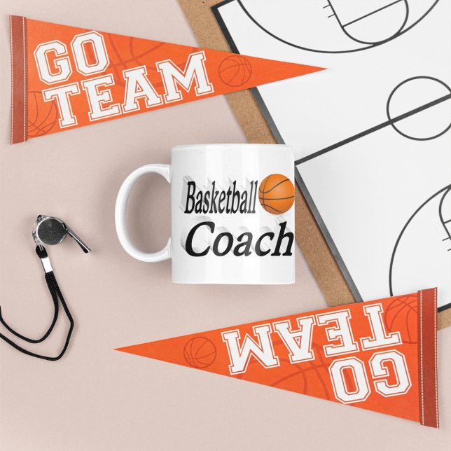 Basketball Halbtext Coach Tasse (Von Creator hochgeladen)
