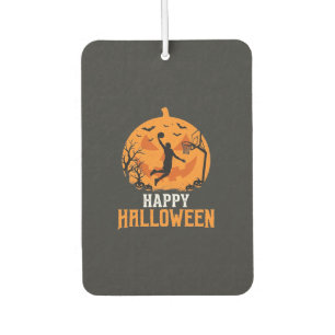 Basketball Halloween Dunk Kürbis Design_1 Autolufterfrischer