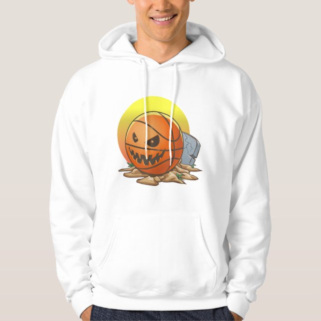 Basketball Halloween Hoodie (Vorderseite)