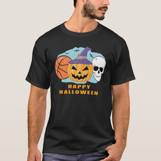 Basketball Halloween T-Shirt (Vorderseite)