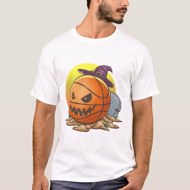 Basketball Halloween T-Shirt (Vorderseite)