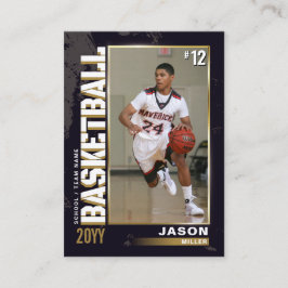 Basketball-Handelskarte, Basketball-Spielerkarte Telefonnummerkarte