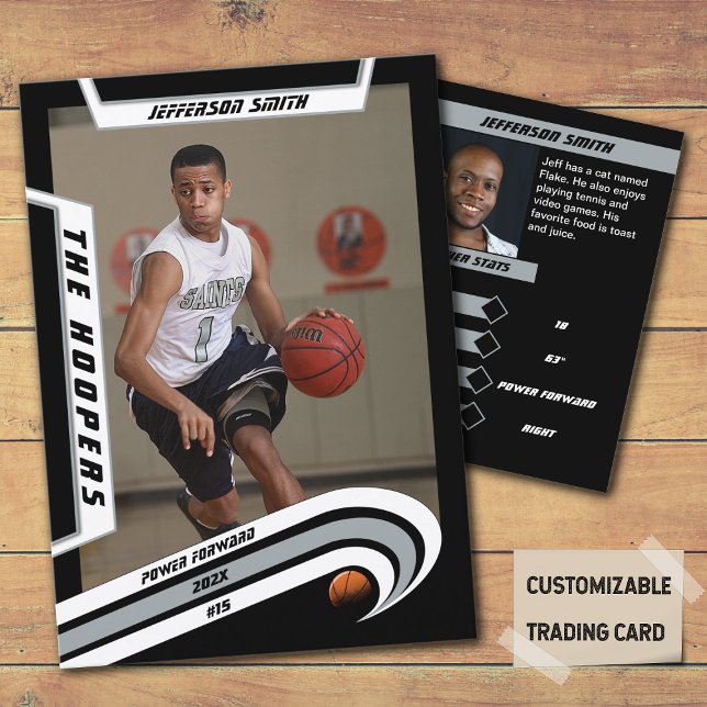Basketball-Handelskarte in lebendiges, silberes Sc Telefonnummerkarte (Unleash the Future of Basketball Collectibles with the Basketball Trading Card in Lively Silver)