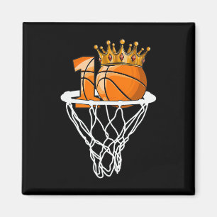 Basketball Happy 10. Geburtstag Boy Ball 10 Jahre Magnet