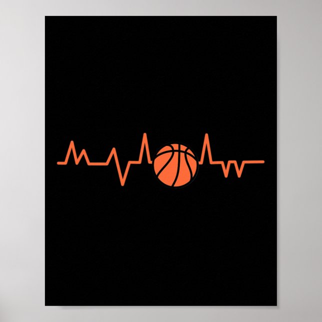 Basketball Heartbeat Ball 1 Poster (Vorne)