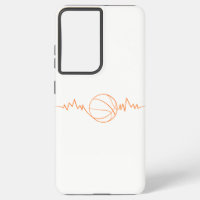Basketball Heartbeat Design Cooles Geschenk für Sp