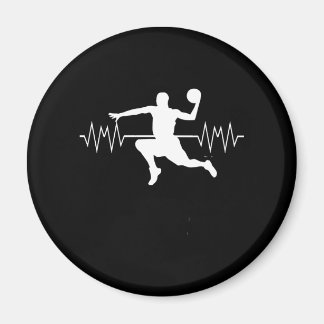 Basketball Heartbeat Magnet