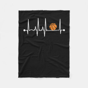 Basketball-Herzschlag 1 Fleecedecke