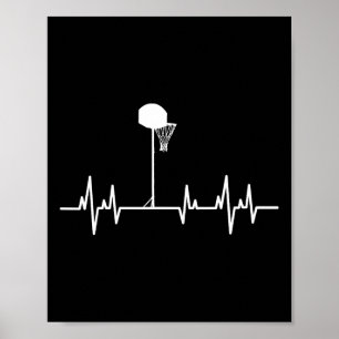 Basketball-Herzschlag 1 Poster