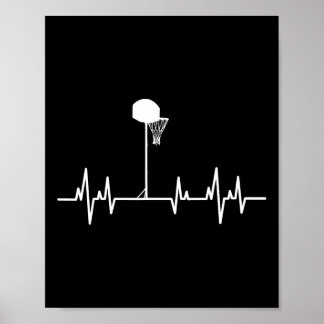 Basketball-Herzschlag 1 Poster