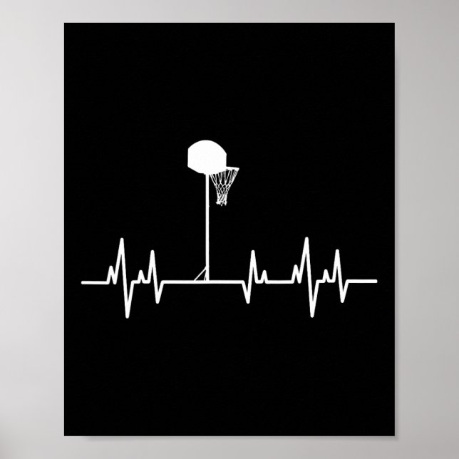 Basketball-Herzschlag 1 Poster (Vorne)