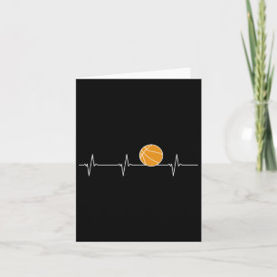 Basketball Herzschlag - Ball Ecg Puls für Lüfter Karte