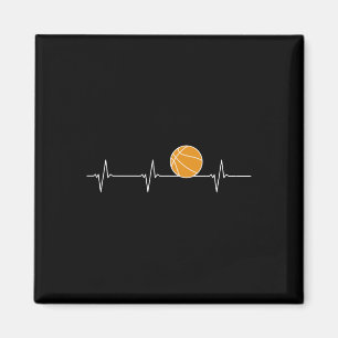 Basketball Herzschlag - Ball Ecg Puls für Lüfter Magnet