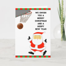Basketball Holiday Cards