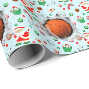 Basketball Holiday Geschenk Geschenkpapier