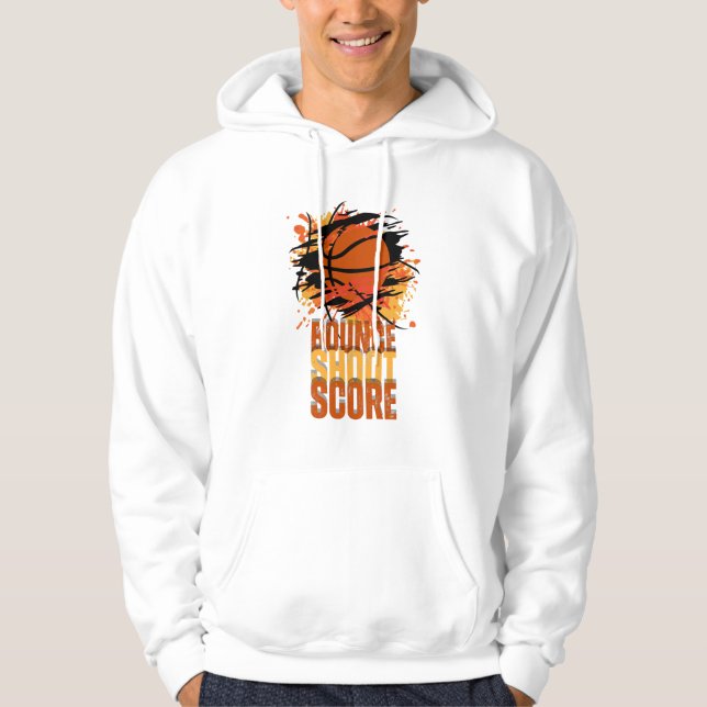 Basketball Hoodie (Vorderseite)