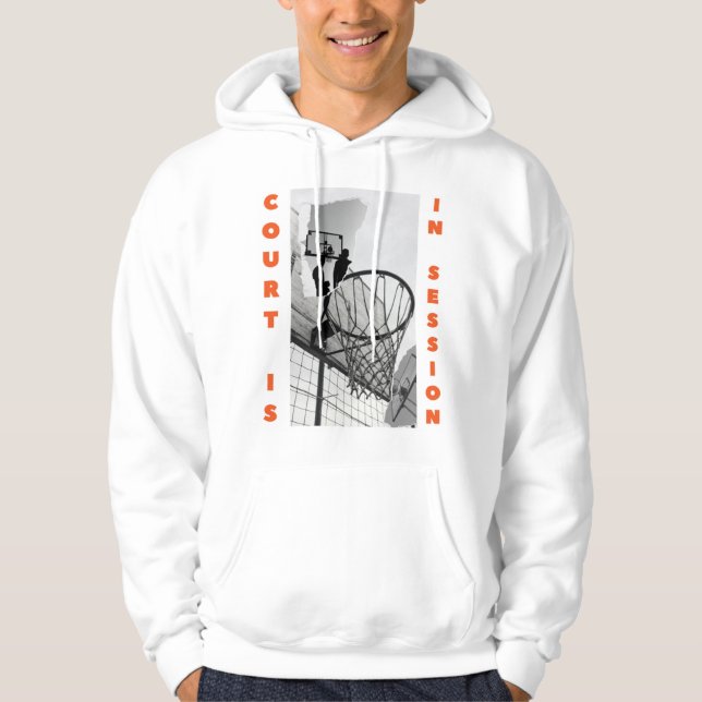 Basketball hoody with front and back quote    (Vorderseite)