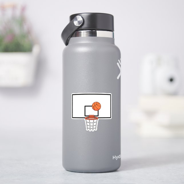 Basketball Hoop Aufkleber (HydroFlask)