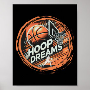 Basketball Hoop Dreams Aktiv Poster