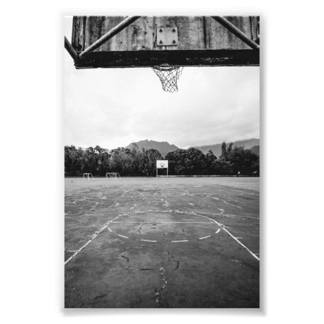 Basketball Hoop Fotodruck (Vorne)