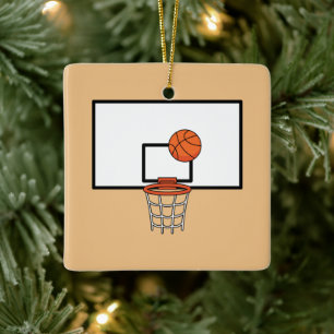 Basketball Hoop Keramikornament