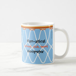 Basketball Hoop Net_Fanatical hoopster_blue Tasse