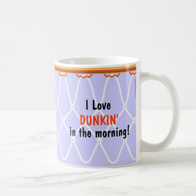 Basketball Hoop Net_I Liebe Dunkin'_lavender Tasse (Rechts)